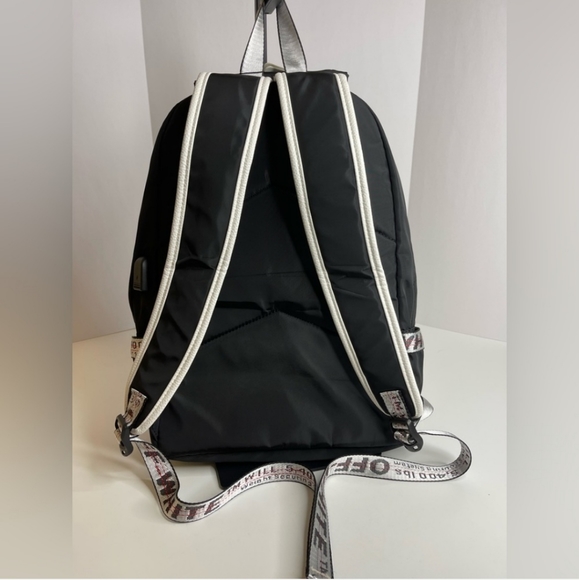 🛒🛍️💥NWT Asge Back Pack Black White Padded Straps Waterproof Ergonomic Design - Picture 13 of 16